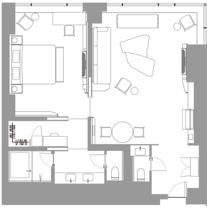 HOTEL THE MITSUI KYOTO宿泊記　ニジョウスイート